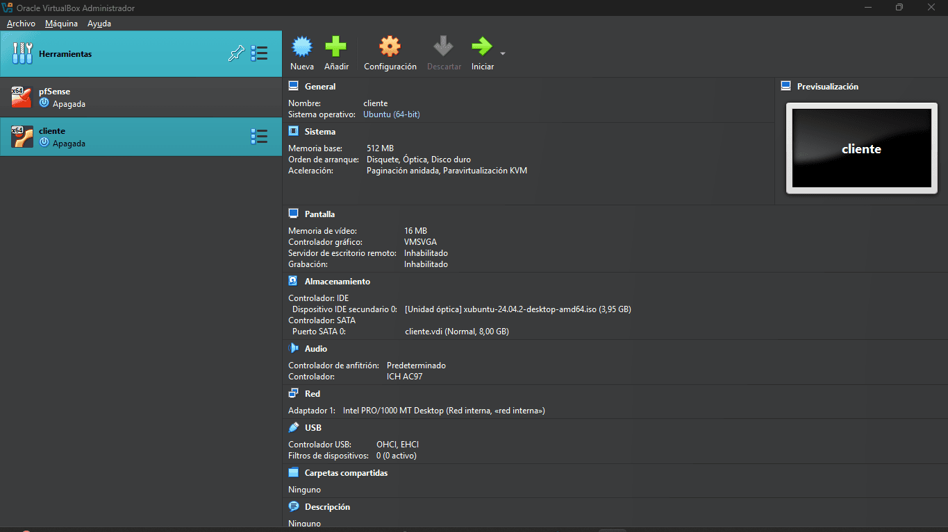 Maquina Xubuntu